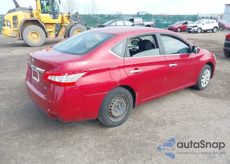 2013 Nissan Sentra S z USA, uszkodzony, nr VIN 3N1AB7AP3DL674030